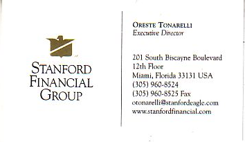 Oreste Tonarelli Business Card